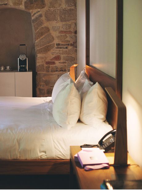 Lit dans la chambre Premium Junior Suite Hotel Mercer Barcelona