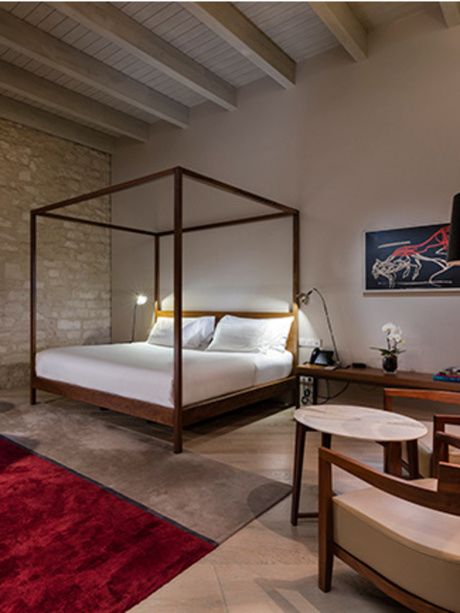 King bed in Junior Suite room Hotel Mercer Barcelona