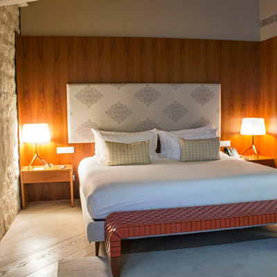 Bed of the Suite at the Hotel Mercer Barcelona