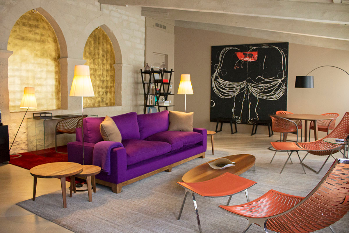 Decoración de lujo de la suite del Mercer Hotel Barcelona 