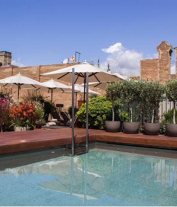 Rooftop pool at the Mercer Hotel Barcelona