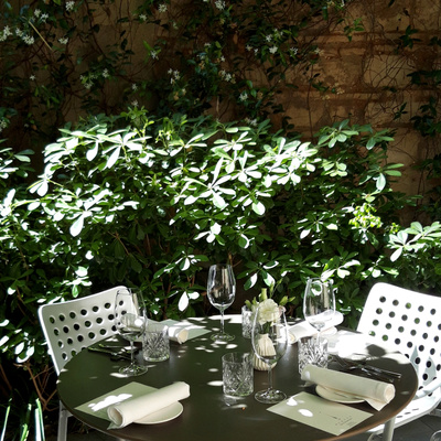 El Patio orange trees courtyard Mercer Hotel Barcelona 5*GL