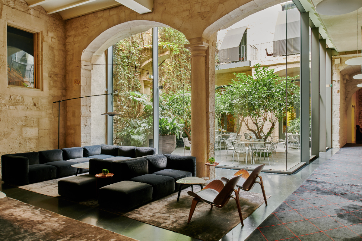Lobby de l'hôtel Mercer Barcelona 