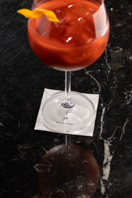 Detalle del Mercer Cocktail Bar en el Mercer Hotel Barcelona